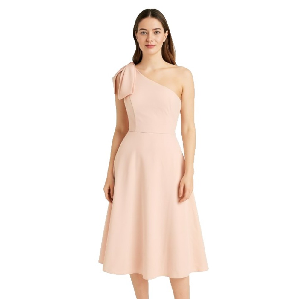 Gal Meets Glam Collection Pink One Shoulder Maxi Gown SIze 8‎ - Pockets, Formal